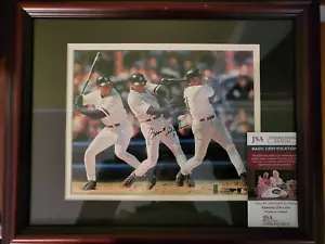 Bernie Williams NY Yankees Autograph Matted & Professionally Framed JSA COA - Picture 1 of 1