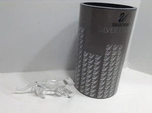 Estatuilla retirada de cristal de Swarovski de leopardo corriendo en caja original - Imagen 1 de 8