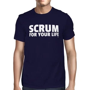 1Tee Herren Scrum For Your Life Rugby T-Shirt - Bild 1 von 24