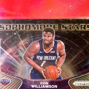 Zion Williamson Insert Card  2020-21 Panini Prizm Sophomore Stars #3 - Picture 1 of 7
