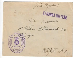 ESPAÑA "20" PORTADA REG ARTILLERÍA ANTIAEREA GUERRA CIVIL ESPAÑOLA - Imagen 1 de 2