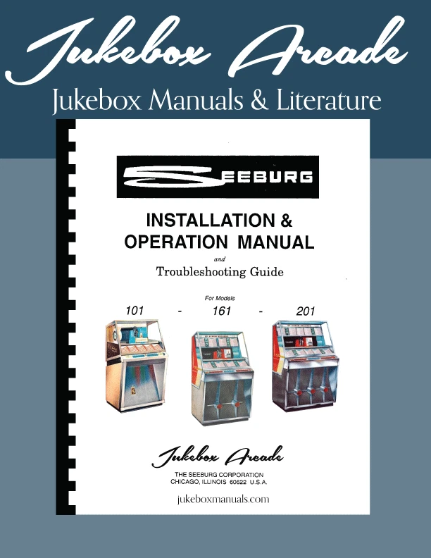 Guía de operación y solución de problemas de instalación Seeburg 101,161, 201 88 páginas Foto 1 de 1