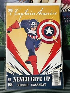 2002 Marvel - Captain America #4 Marvel Knights Never Give Up - Picture 1 of 2