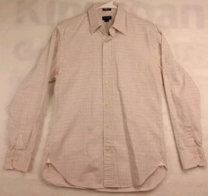 Camisa J Crew para hombre pequeña con botones a cuadros 100 % algodón manga larga - Imagen 1 de 6