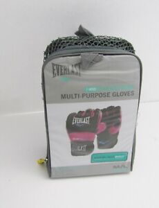 NEW EVERLAST Everstrike Multi-Purpose Gloves - Size M/L Pink + Black Women 