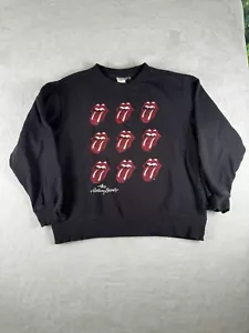 H&M Rolling Stones Sweatshirt black 2020 size M womens - Picture 1 of 13