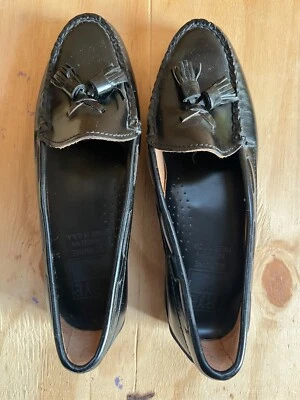 Frye Black Leather Tasseled Slip on Loafers Womens Size 6.5 M Casual Shoes - Image 1 of 4