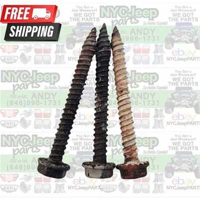 Jeep Wrangler TJ 97-06 OEM ECM PCM Motor Montaje en Computadora Juego de 3 PERNOS Foto 1 de 4