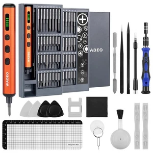 Electric Screwdriver Set, 82 in 1 Rechargeable Cordless Screwdriver, 64 S2 Pr... - Picture 1 of 7