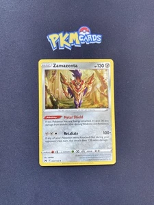 Pokémon TCG Zamazenta Crown Zenith 097/159 Holo Rare LP. - Picture 1 of 3