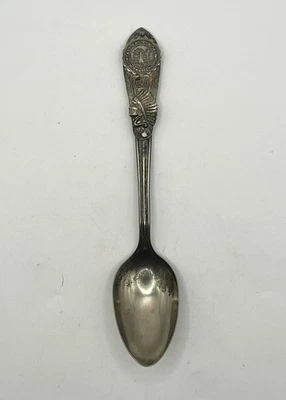 Cuchara de recuerdo plateada del Parque Nacional Platt Carlton de colección mar nativo americano Foto 1 de 4