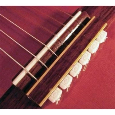 Diamond Secure String Ties / Tieblock System, 7 Beads, White - Image 1 of 3