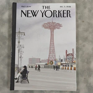 The New Yorker Magazine Dec 5, 2022 Coney Island Cover Jorge Colombo NYC - Picture 1 of 1