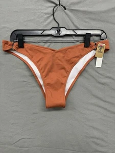 Victoria Secret Pink Badehose Bikini L Ringe an den Seiten Burnt Orange - Bild 1 von 6