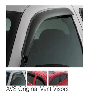 AVS Ventvisor Side Window Deflector 4-Piece Set Smoke For Jeep Cherokee 84-01 - Picture 1 of 6