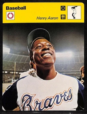 1977 Sportscaster #316 Hank Aaron HOF Henry Series 3 quase perfeito D94451 - Imagem 1 de 2