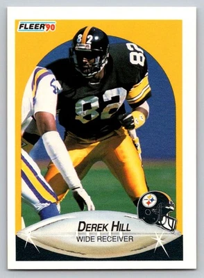 1990 Fleer #142 Derek Hill Rookie $$$ - Image 1 of 2