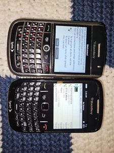 🔥 BlackBerry Bold 9000 & BlackBerry Curve 8520 256 MB - Black Sprint Both Work - Picture 1 of 2