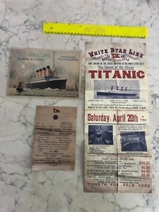 TITANIC - LOTTO 3 ARTICOLI Pack Original Version - Foto 1 di 10