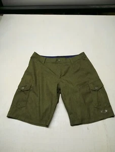 Oakley Olive Green Cargo Hiking Outdoor Shorts Size 31 Men's - Picture 1 of 4