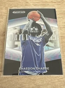 2022 Panini Prizm Draft Picks Brilliance Silver Shaedon Sharpe #BR-SS Novato BX3 - Imagen 1 de 2
