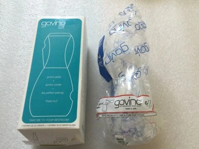 GOVINO LIBRE DE BPA irrompible 28 OZ jarra y 16 OZ vaso de agua hecho en EE. UU. Foto 1 de 4