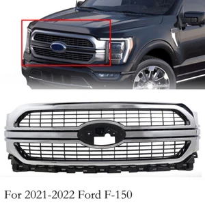Front Bumper Grille Chrome For Ford 2021 2022 2023 F-150 F150 Limited ML3Z8200KA - Picture 1 of 16