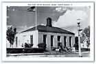 Rugby North Dakota Nd Postcard New Post Office Building Exterior C1920's Antique