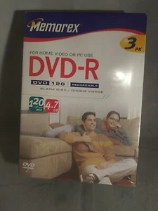 Memorex DVD+R 3 PK 4.7 GB 120 Minutes - Picture 1 of 3
