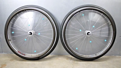 "Par de RUEDAS RIFTON Mobile Stander 20"" liberación rápida de aleación Sun Chinook solo EE. UU. Foto 1 de 4