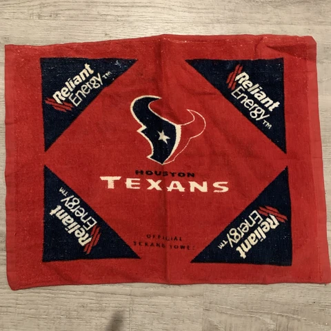 Houston Texans NFL Official Battle Red Power Towel Reliant Energy Texas football Cover