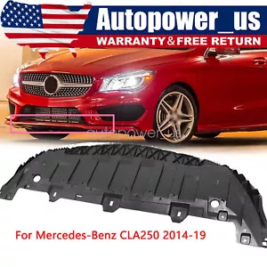 Front Bumper Lower Splash Cover For Mercedes-Benz CLA250 4Matic Base 2014-19 - Picture 1 of 13