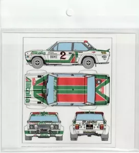 Collezione Museo 1/24 Fiat 131'78 monte carlo rally Decalcomania per Italeri ... - Foto 1 di 3