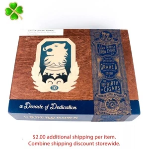 Caja de cigarros de madera vacía Undercrown Robusto All Dekk'd Out 9,75" x 7" x 2" - Imagen 1 de 12