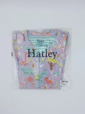 Hatley Baby Girl Organic Cotton Zipper Footie Sleeper Safari At Dusk 6-9 Months - Изображение 1 из 4