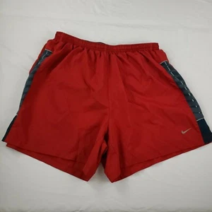 Nike Red Large Dri-Fit Running Women Shorts - Picture 1 of 11