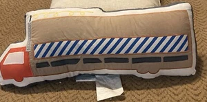 Pottery Barn Kids Semi truck Shaped Pillow LAND OF NOD 2015 - Picture 1 of 6
