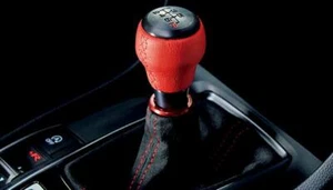 Honda Genuine Civic Type-R FK8 Shift Knob Aluminum Leather Manual JDM - Picture 1 of 4