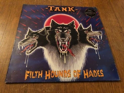 TANK Filth Hounds Of Hades LP + Single Vinyl Limited Edition 1982 RARE - Image 1 of 4