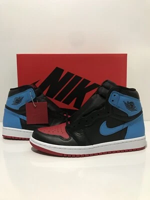 Air Jordan 1 Retro High OG NC to Chi Leather (W) Multi/Color CD0461-046 Sz 9 W - Image 1 of 4