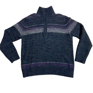 Banana Republic Sweater Men's XL Extra Fine Merino wool Mock Neck Basket Weave - Picture 1 of 8