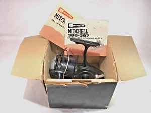 GARCIA MITCHELL 386 SALT WATER SPINNING REEL SN 210176 - MADE IN FRANCE - Picture 1 of 15