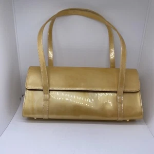 Vintage Almafi by Rangoni Mod MCM Yellow Purse - Picture 1 of 8