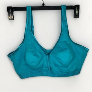 Cacique 42DD Teal Sfoderato Copertura Completa Senza Filo Gancio Posteriore Regolazione Reggiseno sportivo con spalline - Foto 1 di 7
