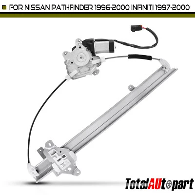 Regulador de ventana con motor para Infiniti QX4 Nissan Pathfinder 97-00 delantero izquierdo Foto 1 de 4
