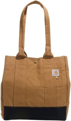  Carhartt Gear B0000380 Vertical Snap Tote - Carhartt Brown NEW - Image 1 of 2