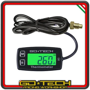 TERMOMETRO DIGITALE MOTO SCOOTER GdTech SENSORE TEMPERATURA ACQUA M10x1 PIAGGIO - Imagen 1 de 7