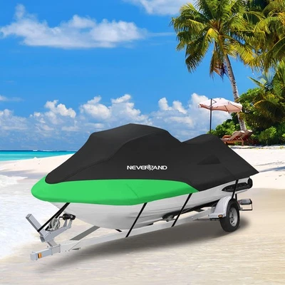 115"-120" Jet Ski Cover Waterproof For Yamaha WaveRunner Sea-Doo Kawasaki SX-R Foto 1 de 4