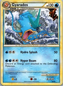 Kit Entrenador HGSS: Gyarados & Raichu #20/30 Gyarados (#20 Non-Holo) Pokemon LP - Imagen 1 de 2