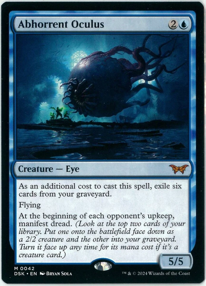 Abhorrent Oculus Duskmorn House of Horror MTG English Near Mint Card - Image 1 of 1